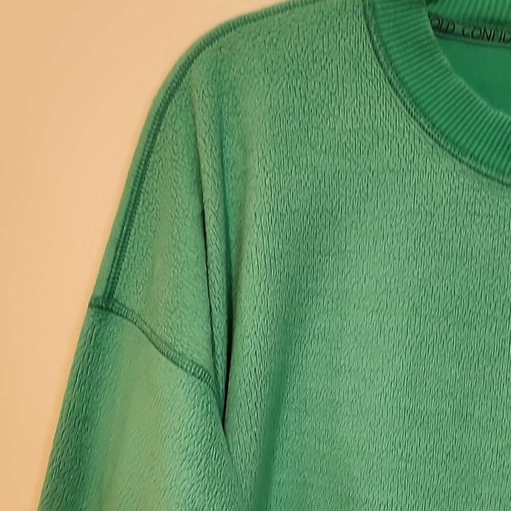 Aerie Sweatshert in Teal Green - Picture 4 of 10